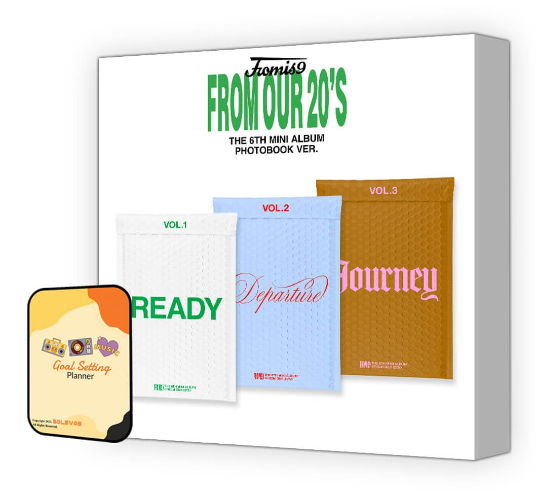 Fromis_9 Album - From Our 20's JOURNEY VER. (Standard ver)+Pre Order Benefits+BolsVos Exclusive K-POP Giveaways Package