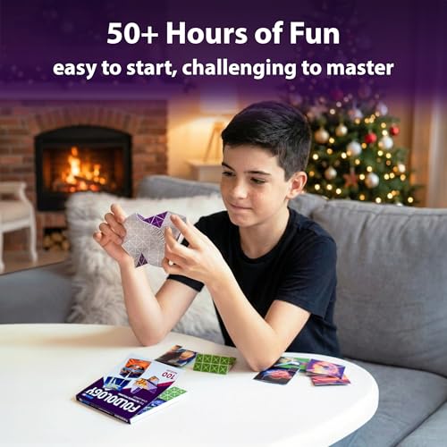 Image of FOLDOLOGY - The Origami Puzzle Game! Brain Teasers for Tweens, Teens & Adults | Travel Game, STEM Toy | Fold the Paper, Complete the Picture | 100 Puzzles | Gift for Ages 10+ (Pack of 3)