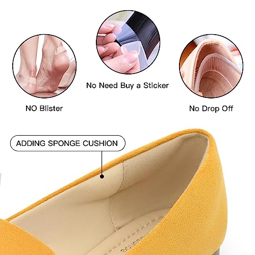 MUSSHOE Flats for Women Dressy Comfortable Ballerina Flats Pointed Toe Slip-on Casual Business Shoes Work Shoes for Women2