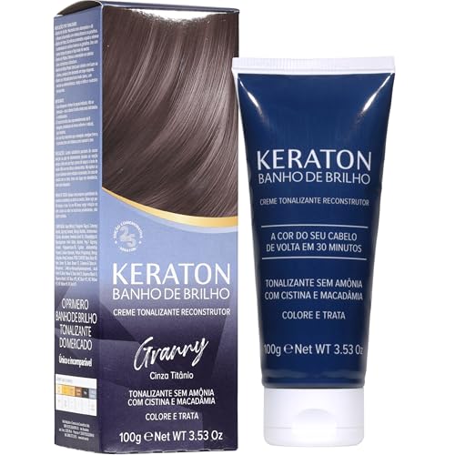 Keraton Tonalizante Banho de brilho 100g Granny Cinza Titânio