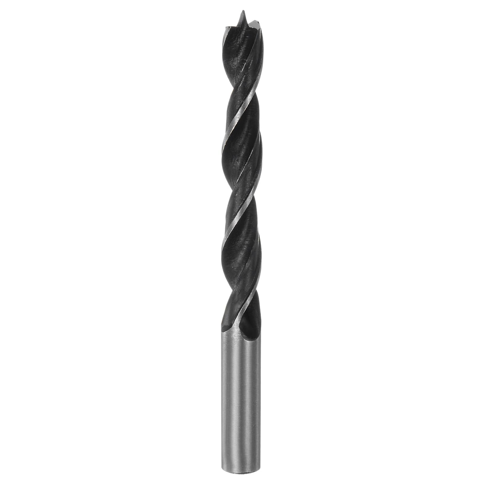 sourcing map Brad Point Drill Bits 12mm(15/32") Dia Straight Round Shank Drill Metric Brad Point 1.26" Drilling Depth Spiral Twist Drill Bits for Carpenter Woodworking Plastic Rubber