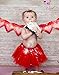 BUENOS NINOS Girl's Tutu Assorted Colors One Size (Red)