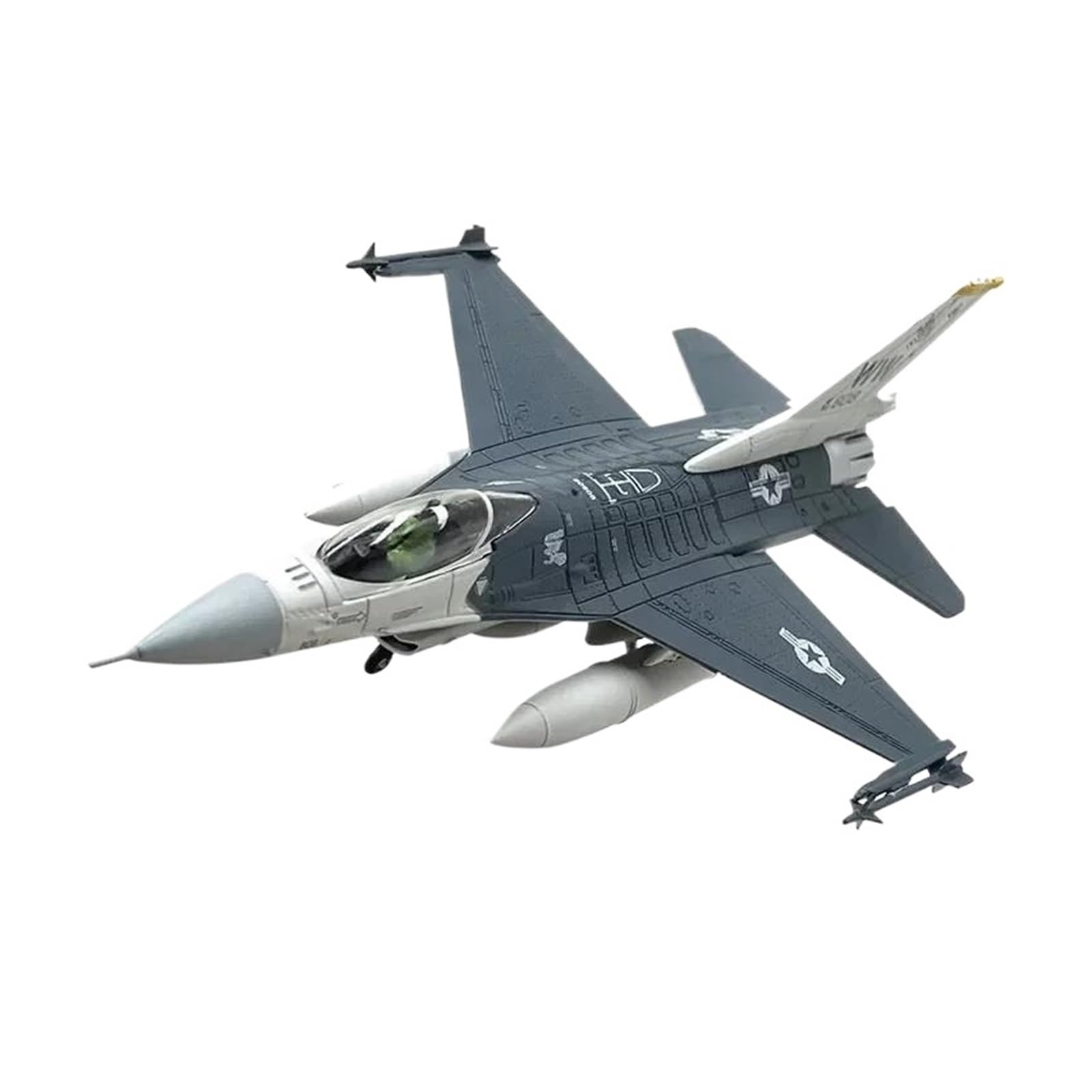 Odlewane zabawki samolotowe w skali 1:100 dla F16C Fighter Jet Model Model samolotów do zbierania i wyświetlania Wyświetlacz na pulpicie Wyświetlanie modeli samolotów do zbierania i wyświetlania