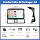 OiLiehu 4+64G 8 Kern Android 13 Doppel Din Radio CarPlay Android Auto für Honda CRV 2001-2006 Autoradio Mit Bildschirm 9 Zoll mit Mirror Link Bluetooth GPS FM RDS WiFi SWC DSP/EQ+Rückfahrkamera