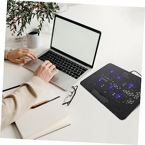 Base para Laptop con Ventiladores Dobles y Altura Ajustable miniatura 3