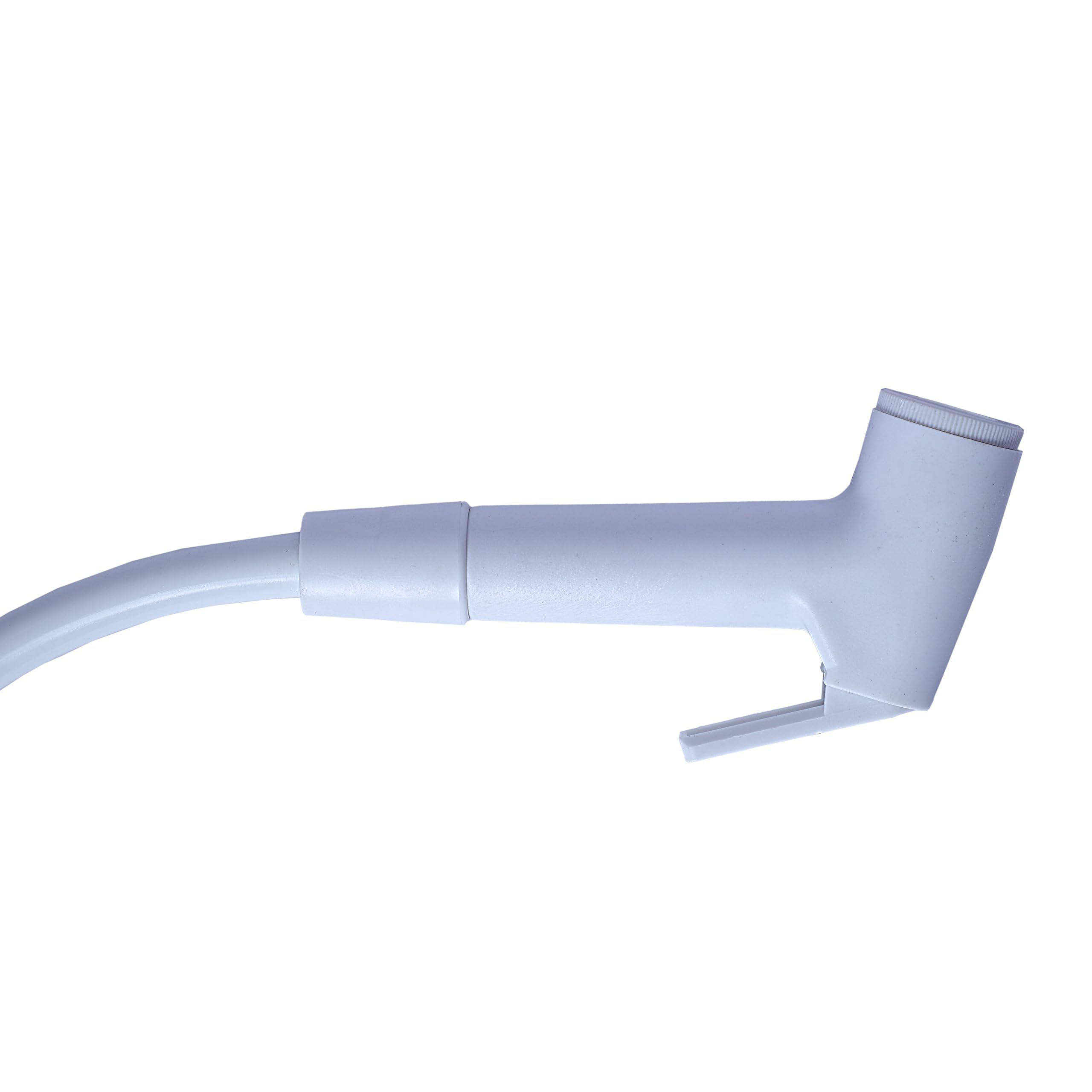 ZURY Toilet Jet Spray Health Faucet | 1 Meter Flexible Hose with Wall Bracket | ABS Plastic, White and Chrome Finish | Wall Mount Installation 1