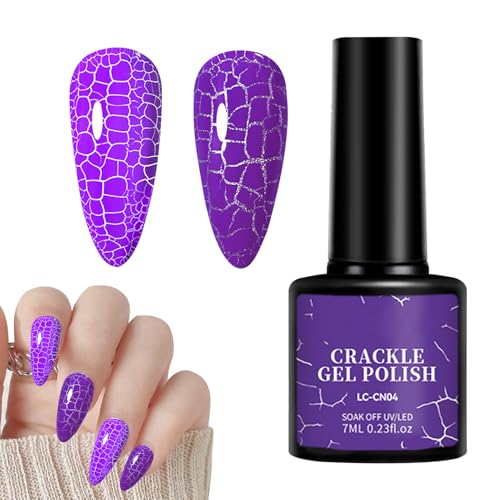 Esmalte De Uñas De Chasquido - Botella De Esmalte De Uñas De Gel Fría De 7 Ml | Decoraciones De Uñaas De Larga Duración, Elegantes Suministros De Manicura Para Niñas Para El Hogar De Salón, Fiesta