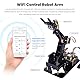 KEYESTUDIO ESP32 Smart Robot Arm Kit für Arduino mit Joystick, DIY Programmierroboter Bauset für Bildung, 4DF Roboterarm für Jugendliche und Erwachsene