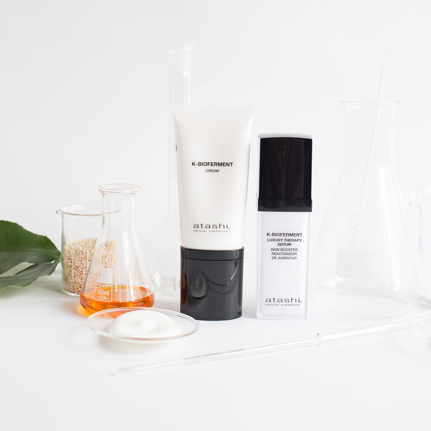 Atashi K-Bioferment | Therapy Luxury Serum Skin Booster | Anti-Ageing Revitalisierendes Regenerierendes Gesichtsserum | Empfindliche und gestresste Haut | 30ml