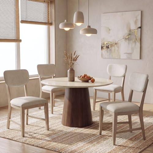 COLAMY Solid Wood Dining Chairs