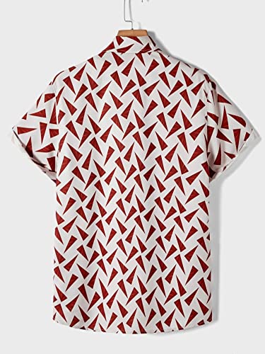 Image of Leriya Fashion Men's Rayon Shirt - Summer Button Down Shirts | Half Sleeve Printed |Formal |Casual Stylish (Available in Plus Size)