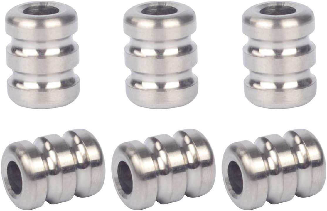 Cordón de titanio con cuentas de paracaídas para cuchillo, cremallera, joyería de cuerda de paracaídas, pulsera de cuerda de paracaídas 550 cuentas de cordón de paracaídas EDC