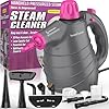 Pressurized Handheld Steam Cleaner with 10pcs Accessories&Safety Lock, Multi-Purpose Natural Deep Cleaning Steamer, Multi-Surface Steamer for Cleaning Home, Car, Upholstery, Grout and More
