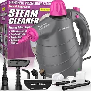 Pressurized Handheld Steam Cleaner with 10pcs...