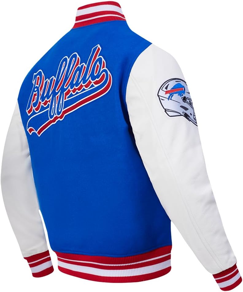 Pro Standard Mens NFL Script Tail Varsity Jacket - Image 6