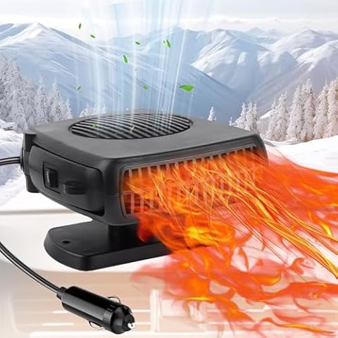 LARDERGO 12V Car Heater & Fan Cover