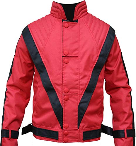 MJ Thriller Michael Jackson Red Cordura Jacket (3XL (50