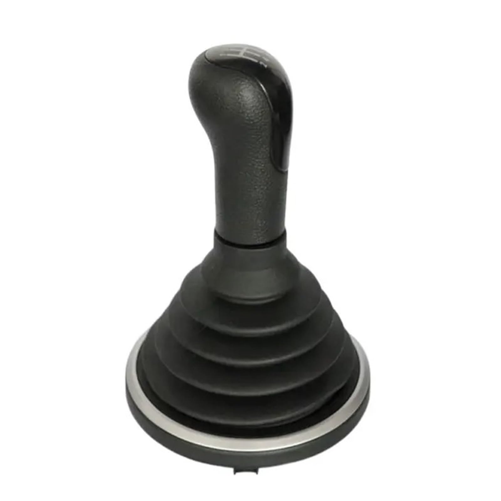 PYBYCEGNZK Car Interior Accessories for Fiesta MK6 2002-2008 MT 5 6 Speed Car Shift Gear Knob Handle Head(Fiesta dust Black 5s)