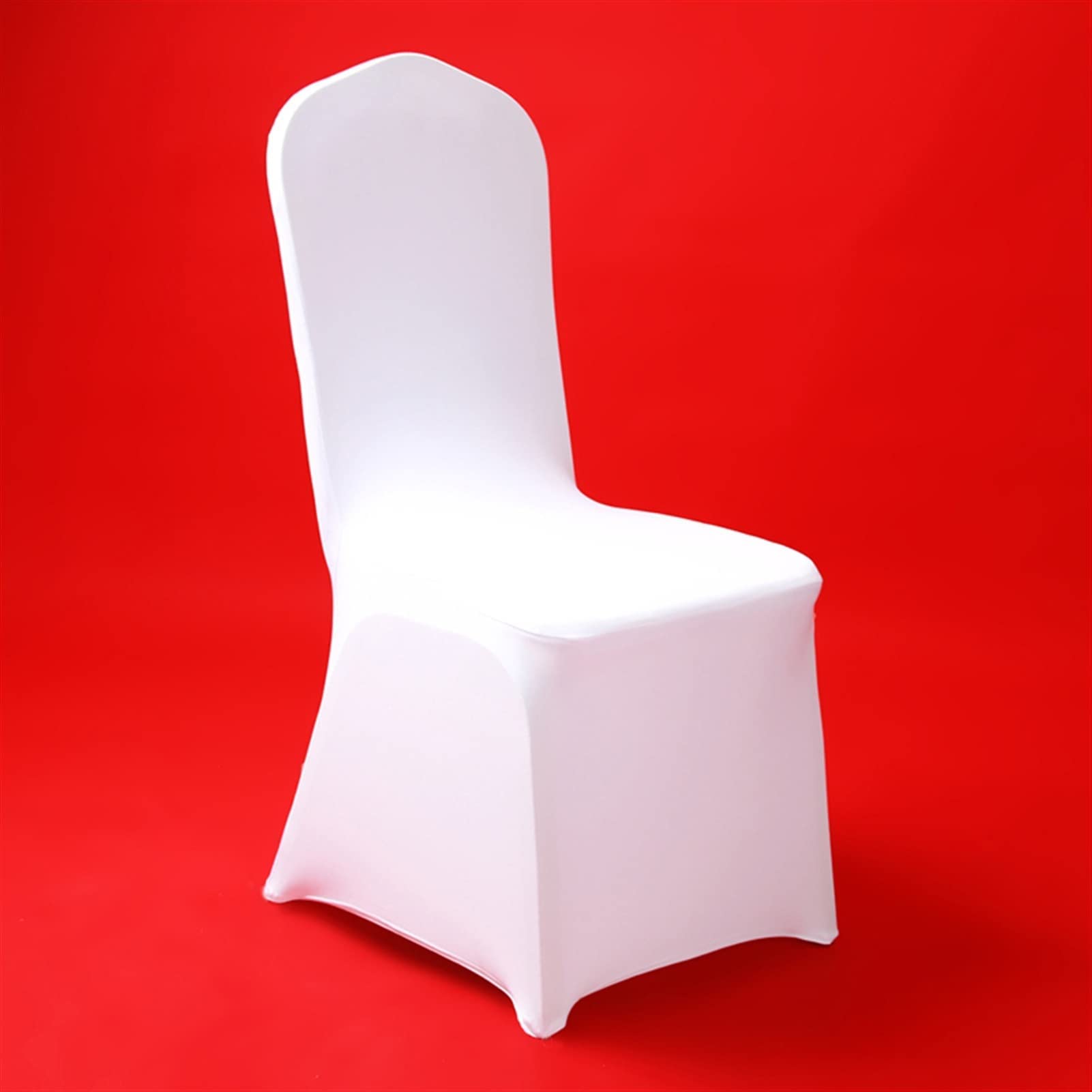 Trimming Shop Spandex Witte Stoel Cover Slipcover voor Banketten