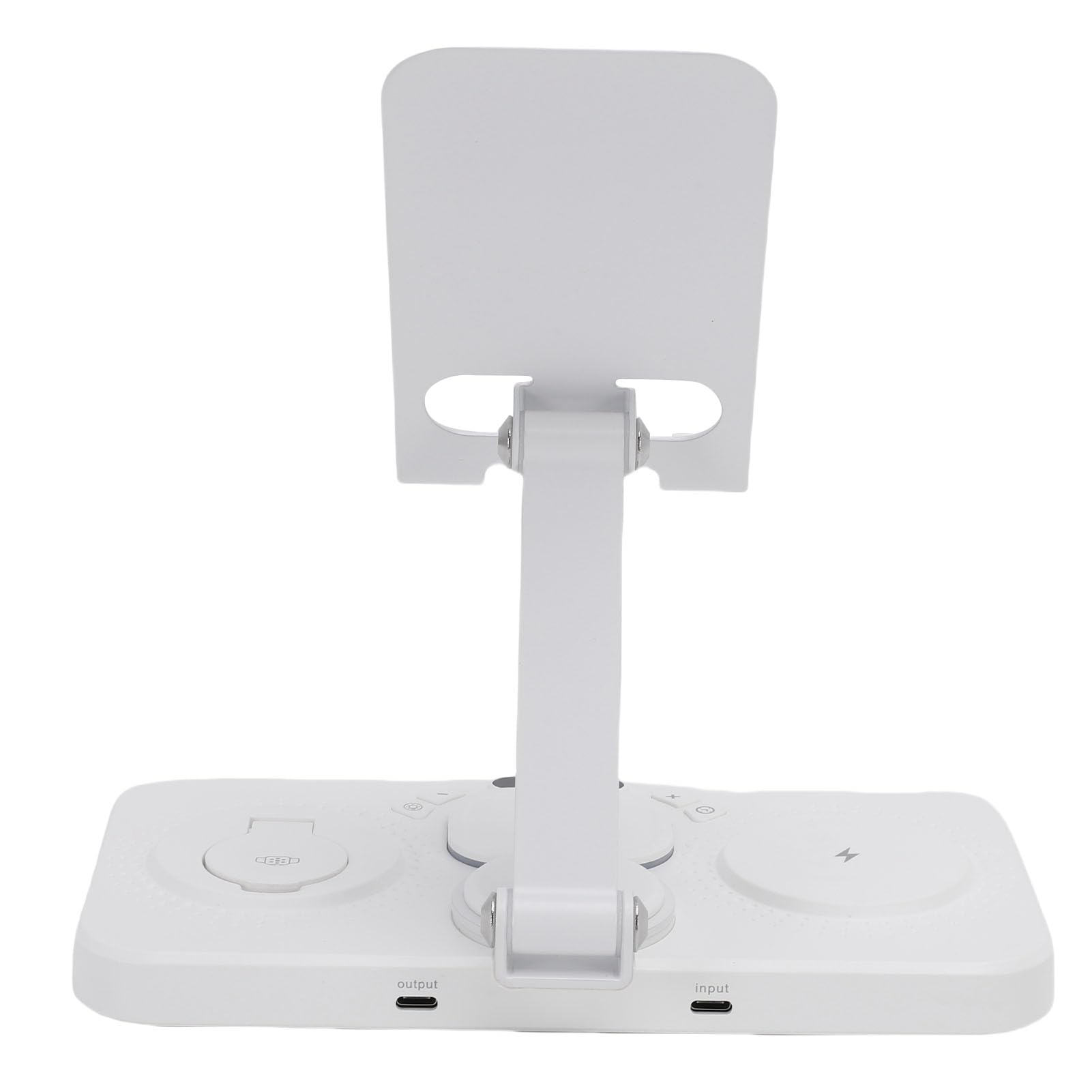 Cryfokt 6 in 1 Wireless with Clock, 15W (White)