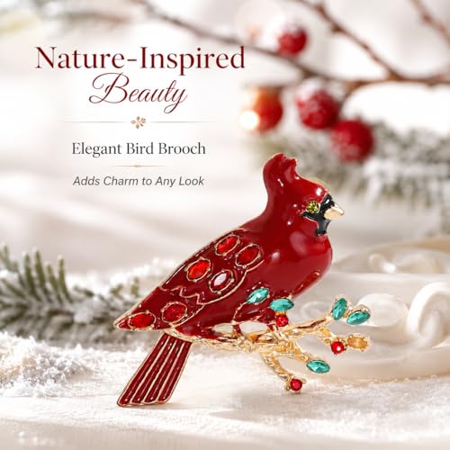 Image of Animal Brooch for Women Zirconia Rhinestone Abalone Shell Animal Lapel Pin Christmas Birthday Holiday Gift for Wife Mother Girlfriend Daughter