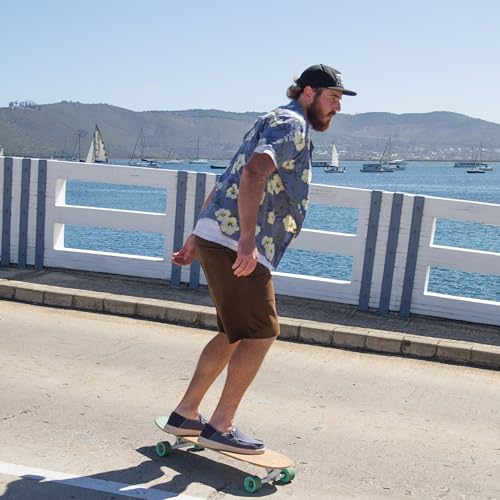 Kickback Barbeach Canvas Mens Slip On Loafers - Lightweight Canvas Slip in Shoes - with Leather Lined Memory Foam Insoles - Mens Casual Slip on Summer Shoes - Machine Washable2