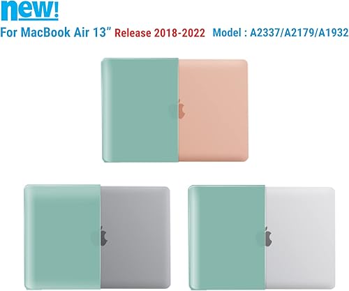 Miniatura 183 de IBENZER - Carcasa rígida para MacBook Air de 13 pulgadas versión 2020, 2019, 2018, A1932, A2179, con funda de teclado para Apple Mac Air 13 Retina