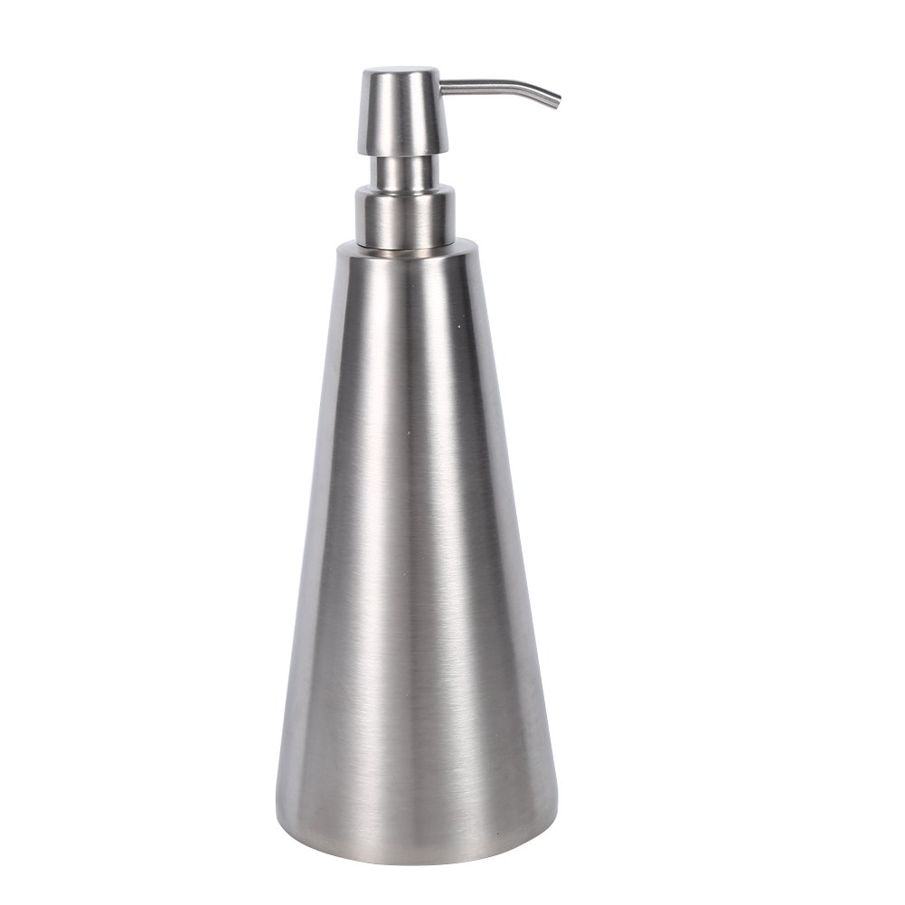 EMUKOEP Dispenser di Sapone di Grandi Dimensioni Doccia 1pc 800ml Dispenser di Sapone per Pompa in Acciaio Inossidabile di Grande capacità Accessorio per Il Bagno da Appoggio