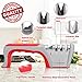 Godmorn Afilador de Cuchillos Profesional, 4 en 1 Knife Sharpener, Afilador Cuchillos...