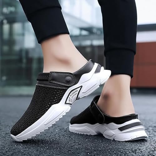 Generic Men's Orthopedic Hollow-Out Summer Sandals, Knit Mesh Walking Shoes Beach Sandals, Breathable With Arch Support4