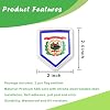 Newperlite West Virginia Flag Decal Sticker Car Emblem West Virginia Flag Car Decoration Accessories Chrome Shield for Truck Vehicles Cars, 2 Pack #1