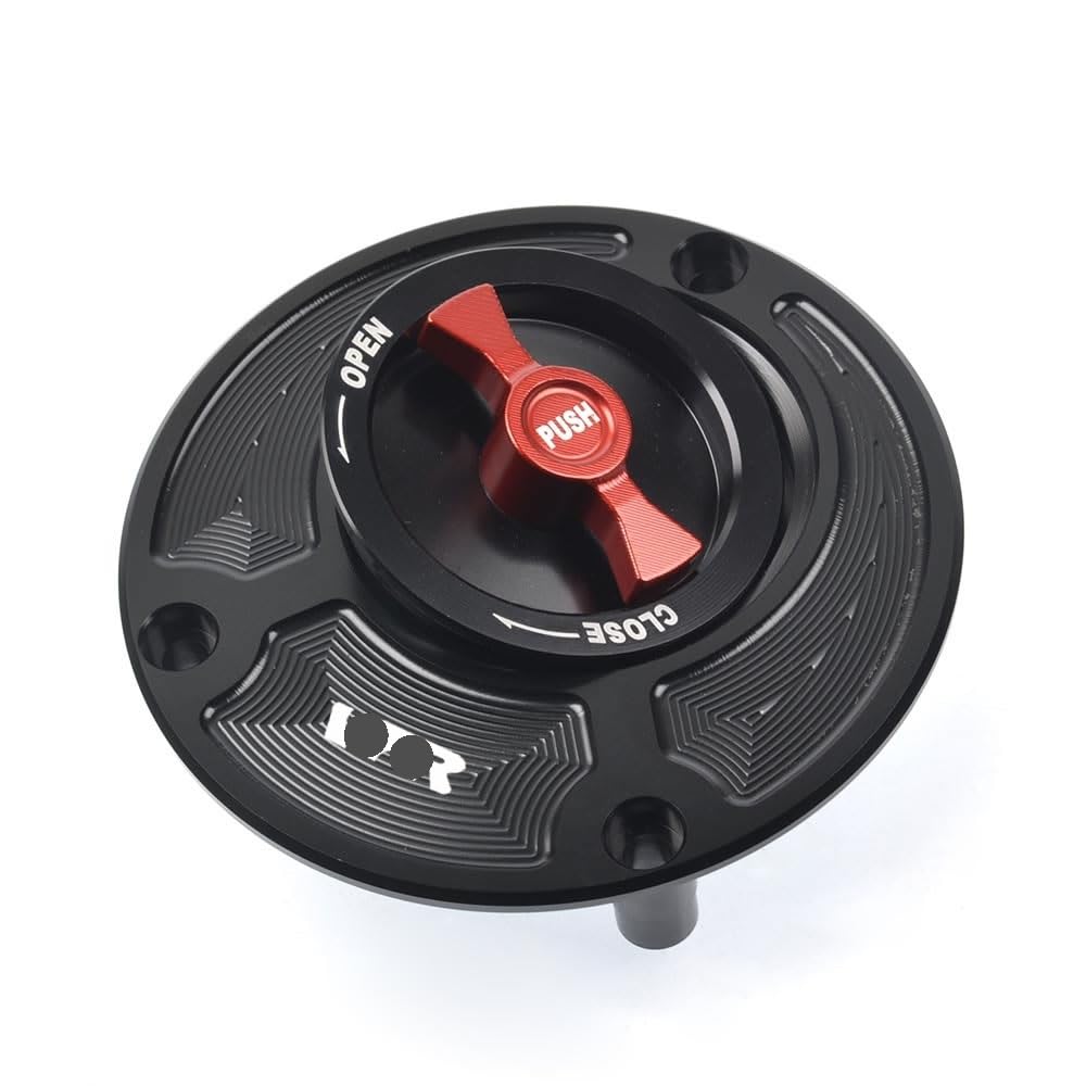 Tappo Serbatoio Carburante Moto Copertura Del Tappo Serbatoio Carburante Per Motocicletta Per VFR1000F VFR400 VFR750 VFR800 Protezione Per(Gray Red)