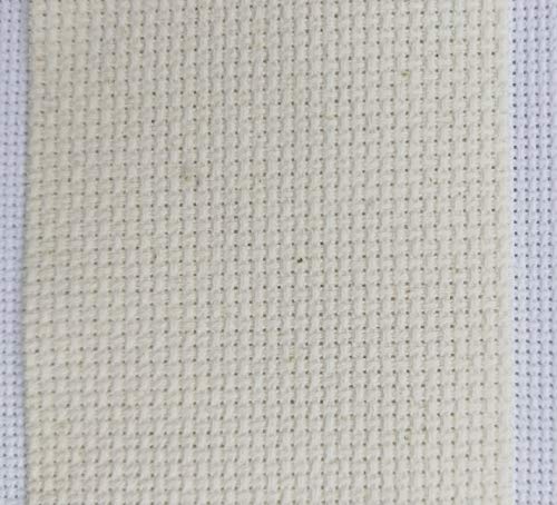 Image of 12 inch x 59 inch(30cmx149cm) 14CT Counted Cotton Aida Cloth Cross Stitch Fabric (Antique White)