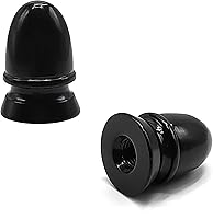 Vista 3 de ECUDIS Paquete de 2 adaptadores para pantalla de lámpara con clip, color negro