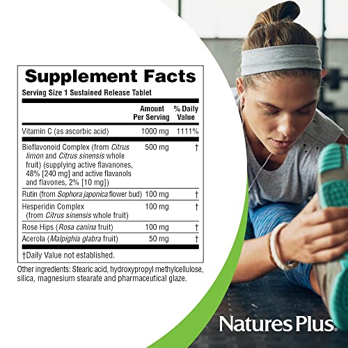 Natures Plus Super C Complex 1000mg (Vitamin C) S/R 180 Tabletten (404g)