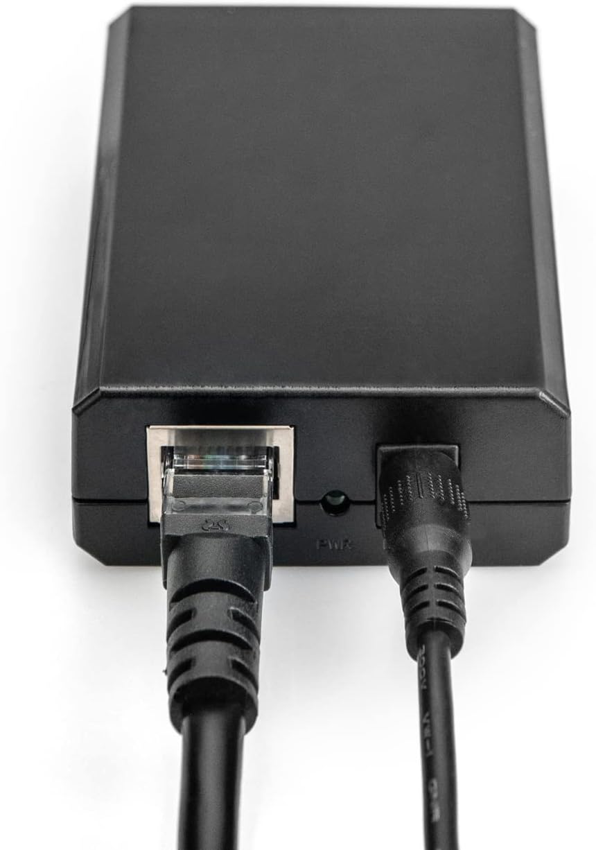 DIGITUS PoE сплиттер IEEE802.3at Gigabit Ethernet выходное напряжение 5 9 12 В разъем и гнездо DC 3 5 мм