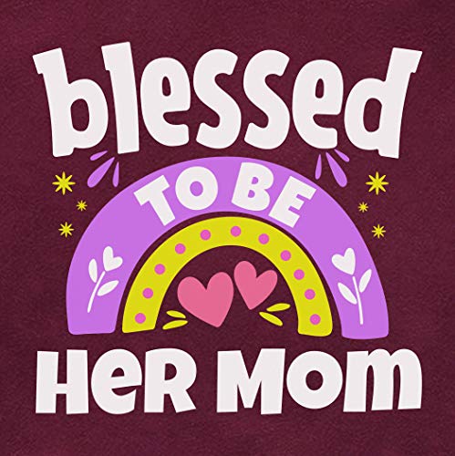 TEEAMORE Blessed to be Her Mom Blessed to be Her Daughter Mommy Matching Shirt Mom Kids T-Shirt Gift4