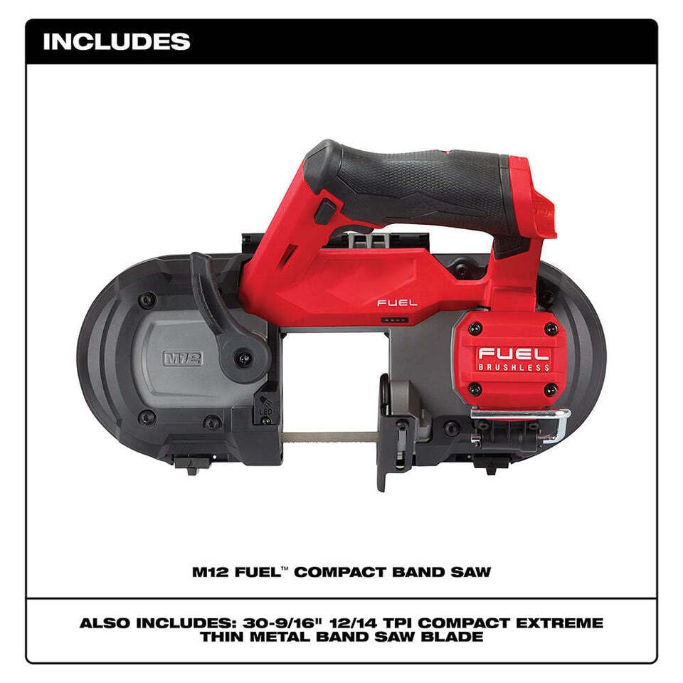Band Saw for Milwaukee 2529-20 M12 FUEL 12V Cordless Li-Ion Compact Band Saw - Bare Tool