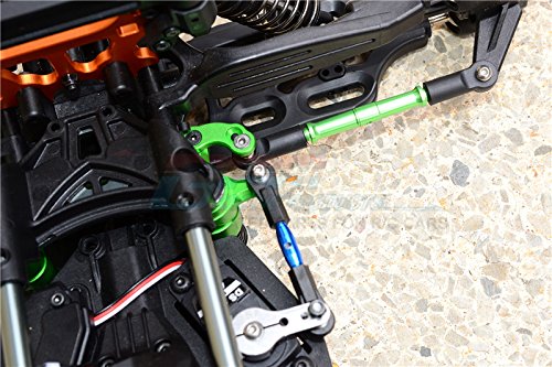 Rc Special Connecting Rod for MeiJiaXin for MJX 16207 16208 16209 16210 H16 1/16 Metal Steering Rod Steering Arm RC Car Parts and Accessories Upgrades Replacement Use(Yellow)