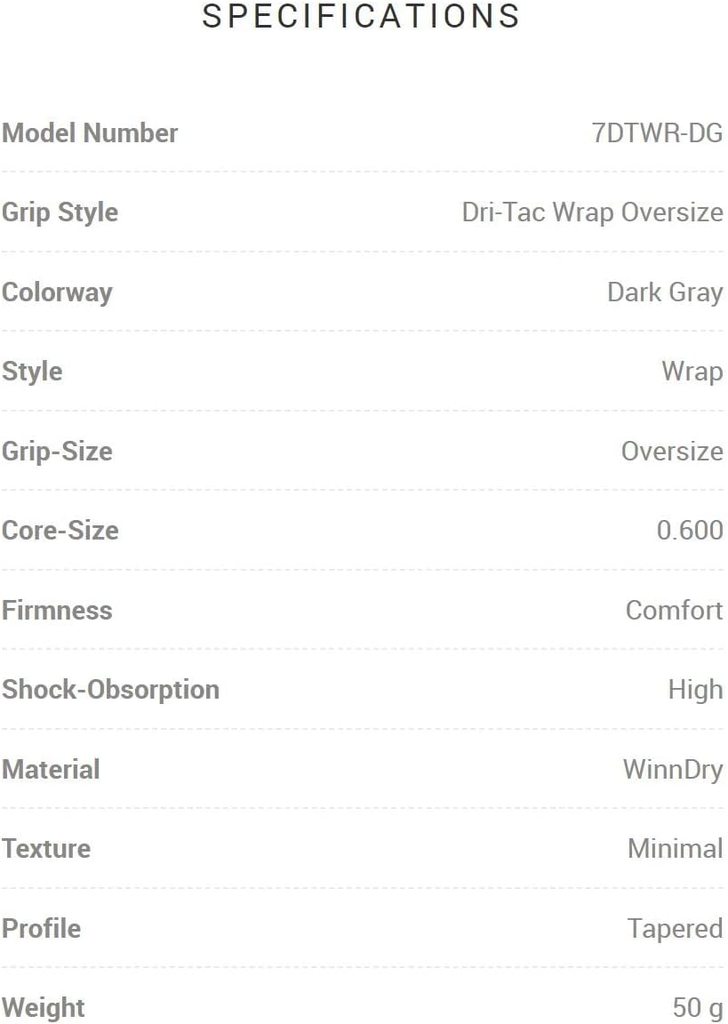 Dri-Tac Wrap 9 Piece Golf Grip Bundle