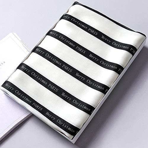 Schal Halstuch Marke 100% Reiner Seidenschal Damen Luxus Echte Seidenwickel Für Damen Print Schals Foulard Femme Naturseidenschals Schwarz Und Weiß