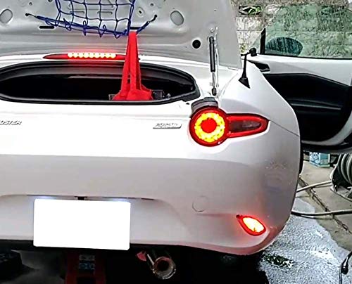 iJDMTOY Lámpara LED trasera roja/blanca para Mazda MX-5 2016+ miniatura 5