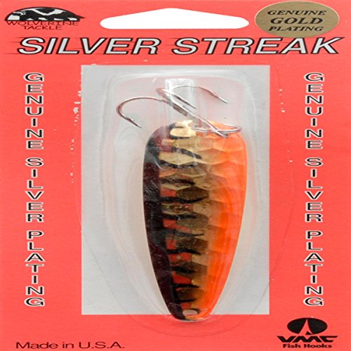Leurre de pêche Cuillère de Poulet Argent Streak pour brochet et sandre