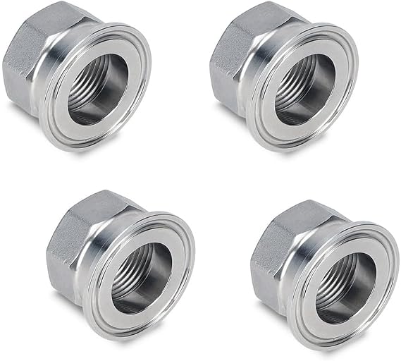 DAN SPEED 1-1/2 Inch Stainless Steel SS304 NPT thread quick-fit hexagon socket joint double-end clamp type (304 * 1-1/2)