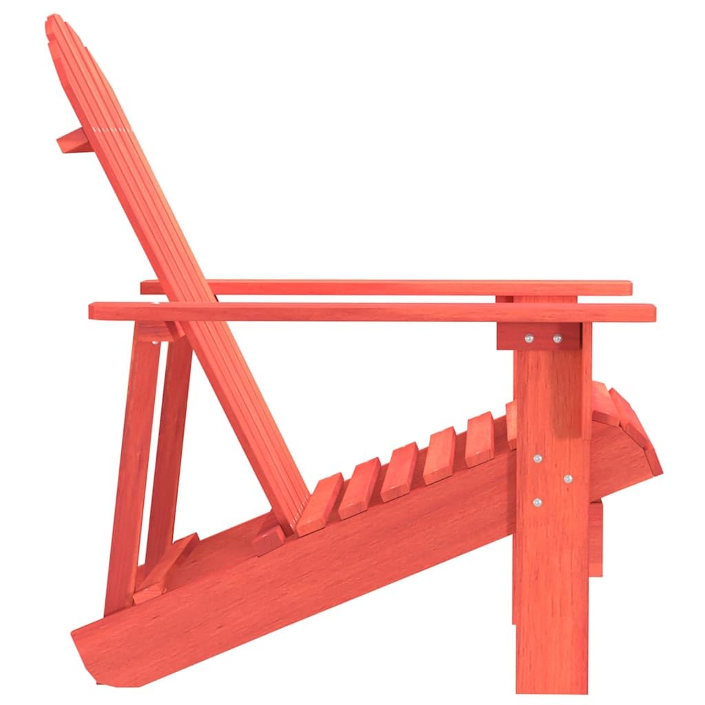 Sedia Giardino Adirondack in Legno Massello di Abete Rossa