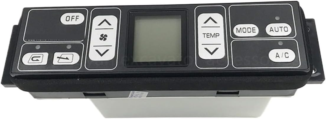Air conditioning switch control panel Excavator parts(WHITE)