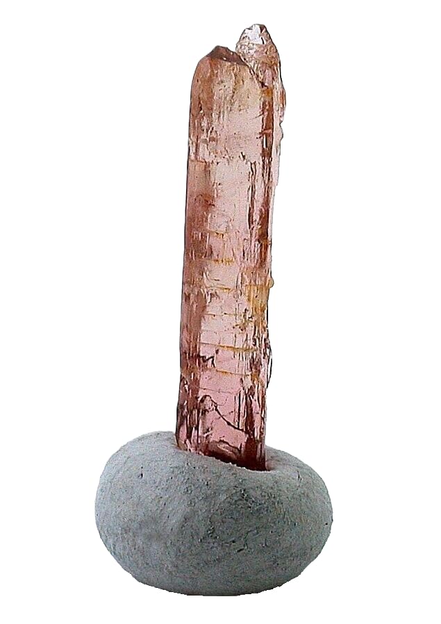 1.56 Gram 7.80 Carat Brazilian Highgrade Pink Tourmaline Specimen Crystal TSC19