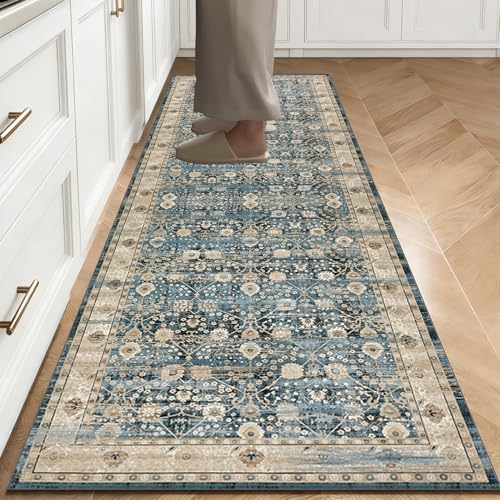 WTHYGB Teppich Läufer Flur, Küchenläufer 80x150cm rutschfest Waschbar – Ansicht 5