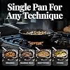 GOTHAM STEEL 4Qt Saute Pan with Lid, 12 Inch Deep Frying Pan #3