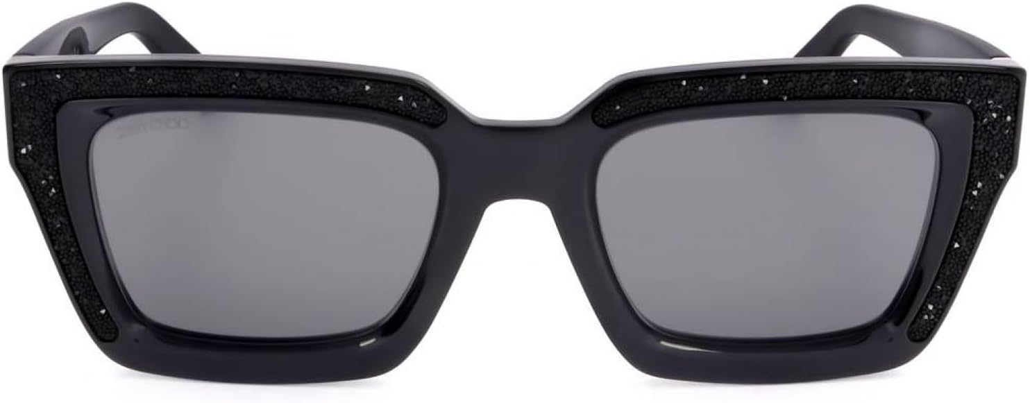 JIMMY CHOO Silver Mirror Square Ladies Sunglasses MEGS/S 0807/T4 51